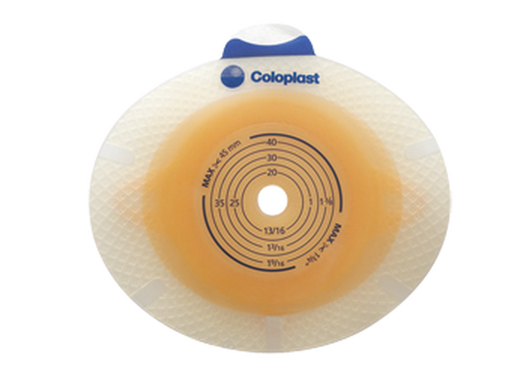 COLOPLAST 11035 SenSura® Click Baseplate, 15-43 mm hole, 60 mm coupling, box of 5