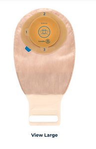 CONVATEC 413522 Esteem™+ One-Piece Moldable Drainable Pouch, Tan Colour, Stomahesive™ Skin Barrier; 30 cm (12") pouch w/ 1-sided comfort panel, InvisiClose™ Closure and filter, 30-40mm (1 3⁄16" - 1 9⁄16") stoma size, box of 10
