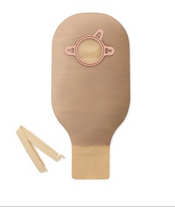 HOLLISTER 18123 New Image Two-Piece Drainable Ostomy Pouch, 57 mm (2 1/4 in) opening, 30 cm (12 in) length, box of 10