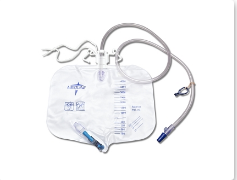 MEDLINE D15405 Urinary Drainage Bag, 4000 cc w/ anti-reflux valve, tubing, each