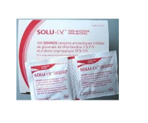 3M SOLU-I.V. 10107 LARGE SWABS, 2% CHG, 70% ISO ALC, box of 100
