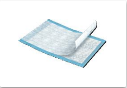 TENA® 355 Extra Absorbency, 43 x 91 cm (23 x 36 In) Blue Pads, carton of 6 pkg of 25